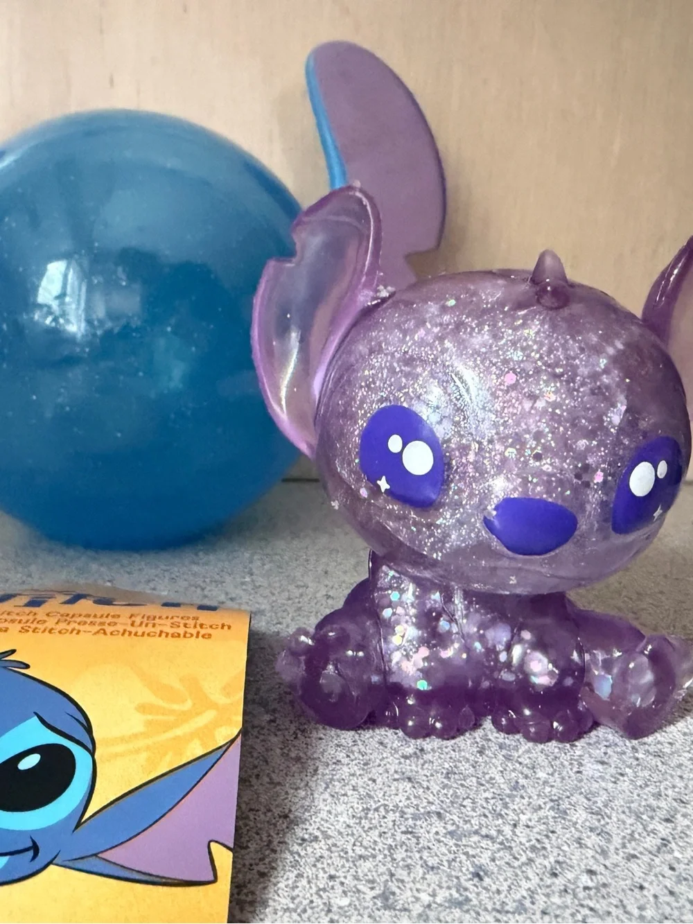 New Disney Squish a Stitch Mystery Glitter Squishy Toy Stretch 2